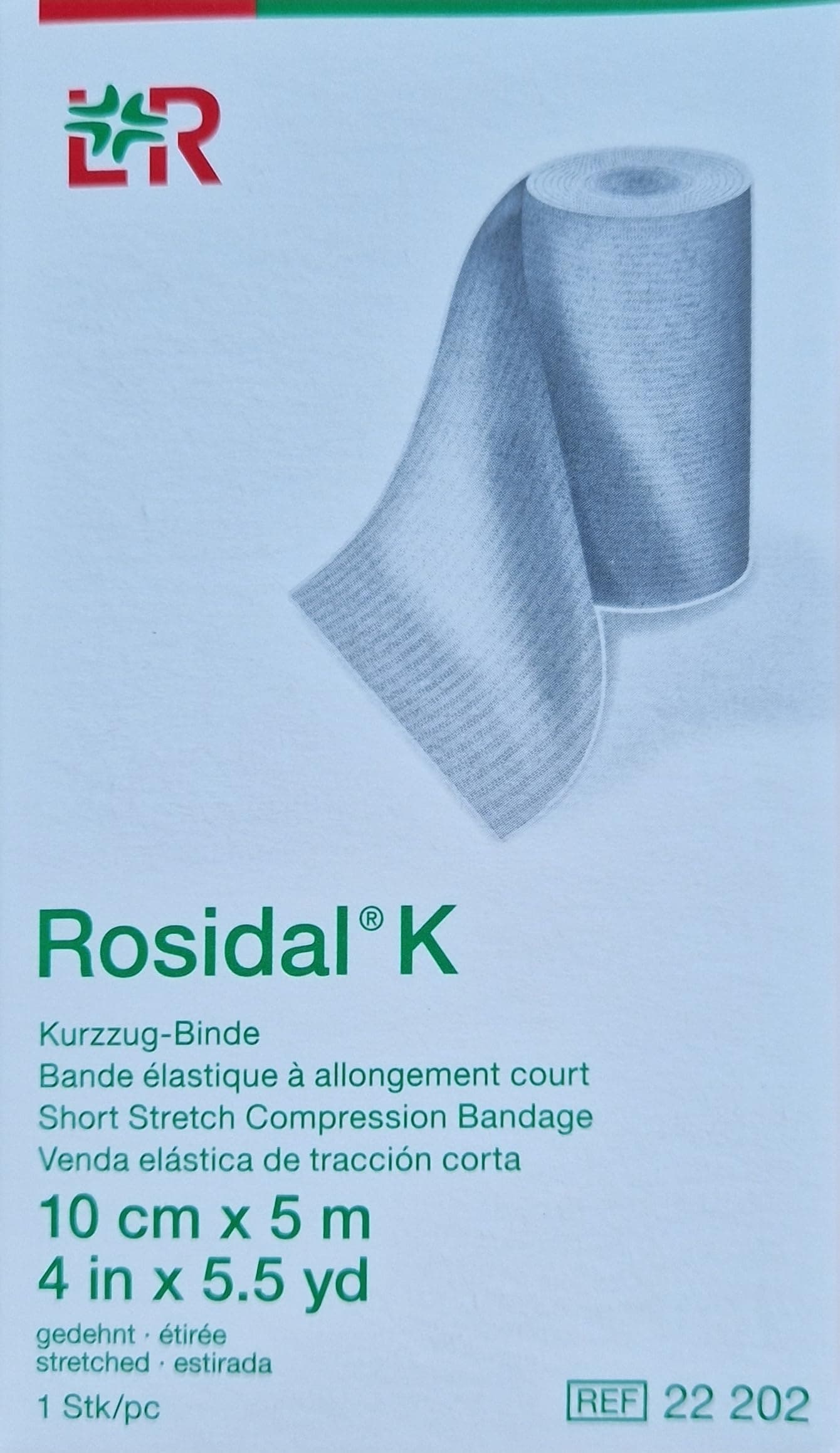 Rosidal K Short Pull Bandage 10 cm x 5 m (Pack of 1)