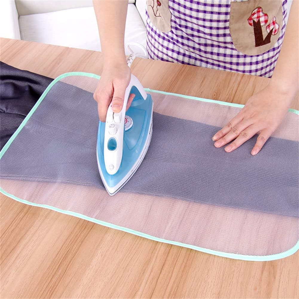 Heat Resistant Ironing Sewing Tools Cloth Protective Insulation Pad-Hot Home Ironing Mat Anti-scalding(2PC), Pink