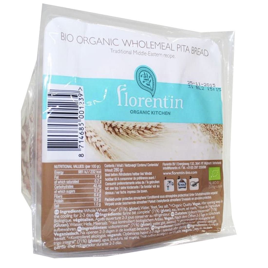 Pitta Bread Wholemeal 280g-6 Pack