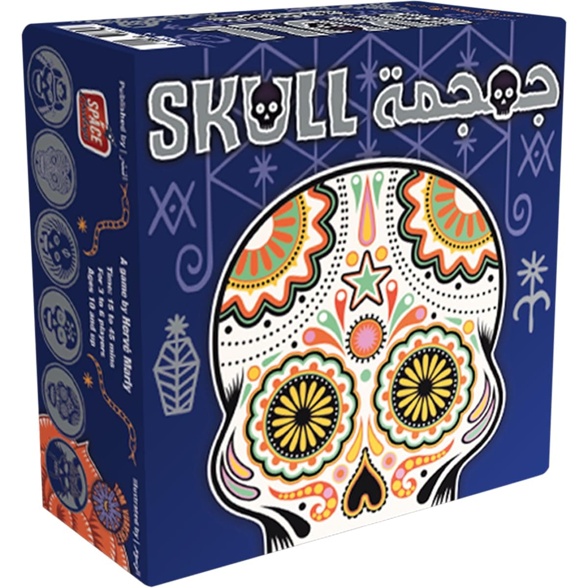 SKULL Space Cowboys Asmodee Boardgame Space (English/Arabic)