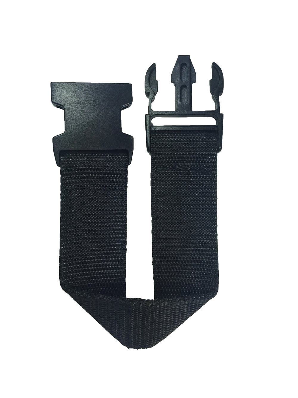 Fanny Pack Strap Extender Additional Buckle Luggage Strap Fastener 13 Inches Black