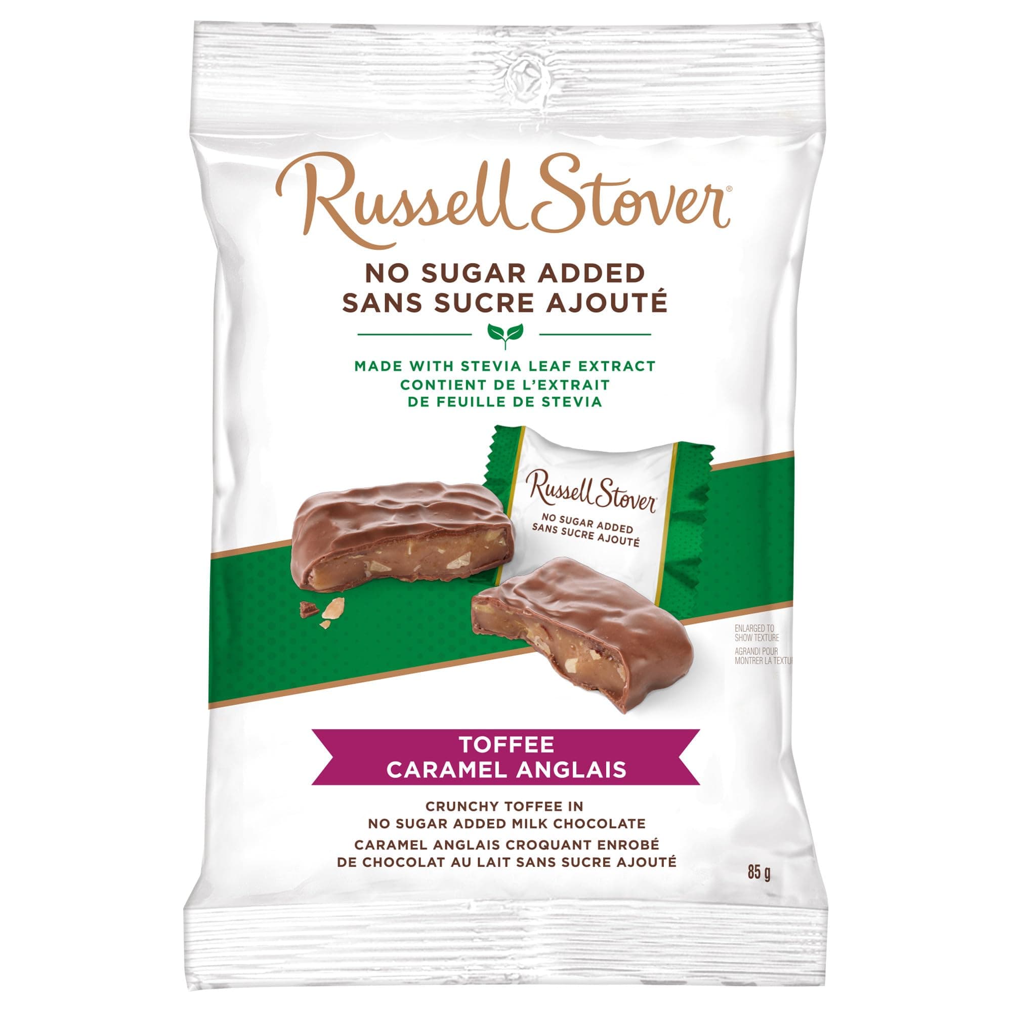 Russel Stover Toffee Squares - Sugar Free Candy