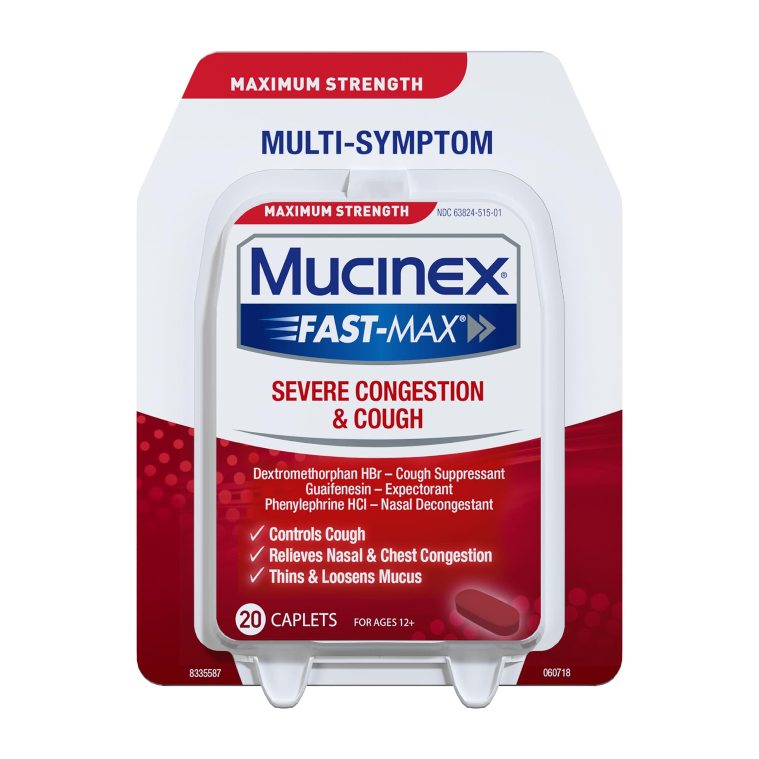 Mucinex Fast-Max Severe Congestion & Cough