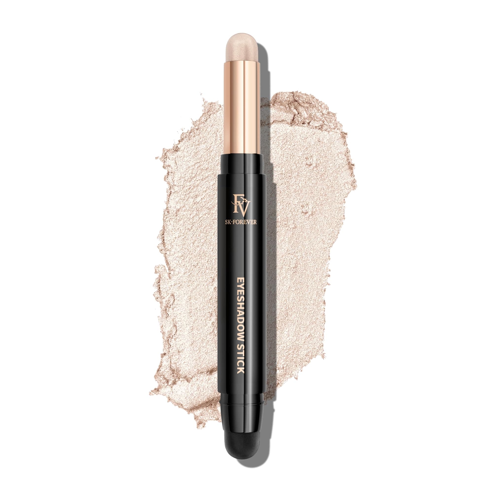 Cream Shimmer Eyeshadow Stick,Long Lasting & Waterproof, Multi-Use & High Pigment Eyeshadow Makeup Stick, Pearl Shimmer