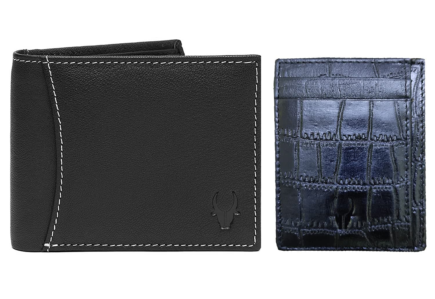 WildHorn Black Leather Men's Wallet (699710)