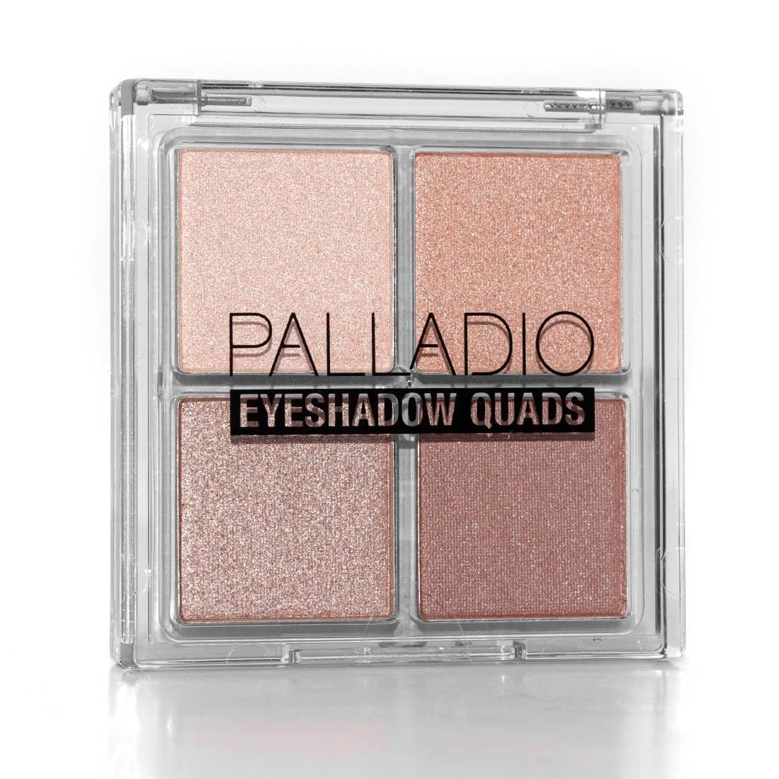 Eyeshadow Quads, Velvety Pigmented Blendable Matte, Metallic and Shimmer Finishes, Creamy Formula, Four Way Quad Eye Shadow Palette, Talc-Free (Ballerina)