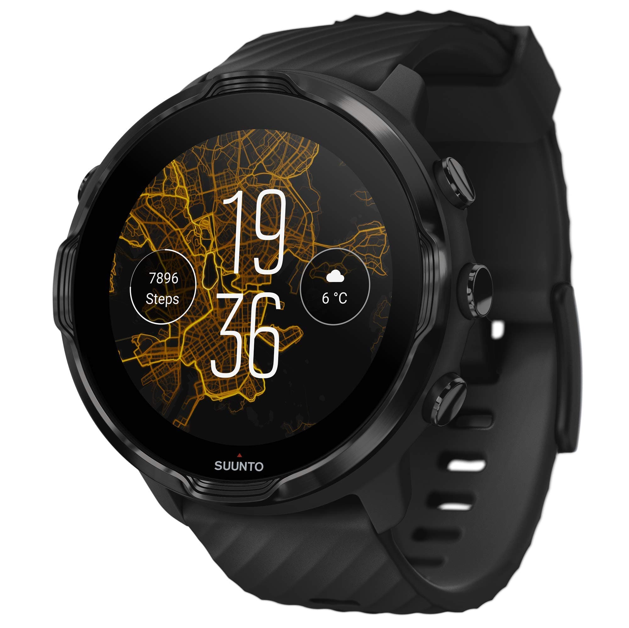 7 GPS Sports Smart Watch, Black
