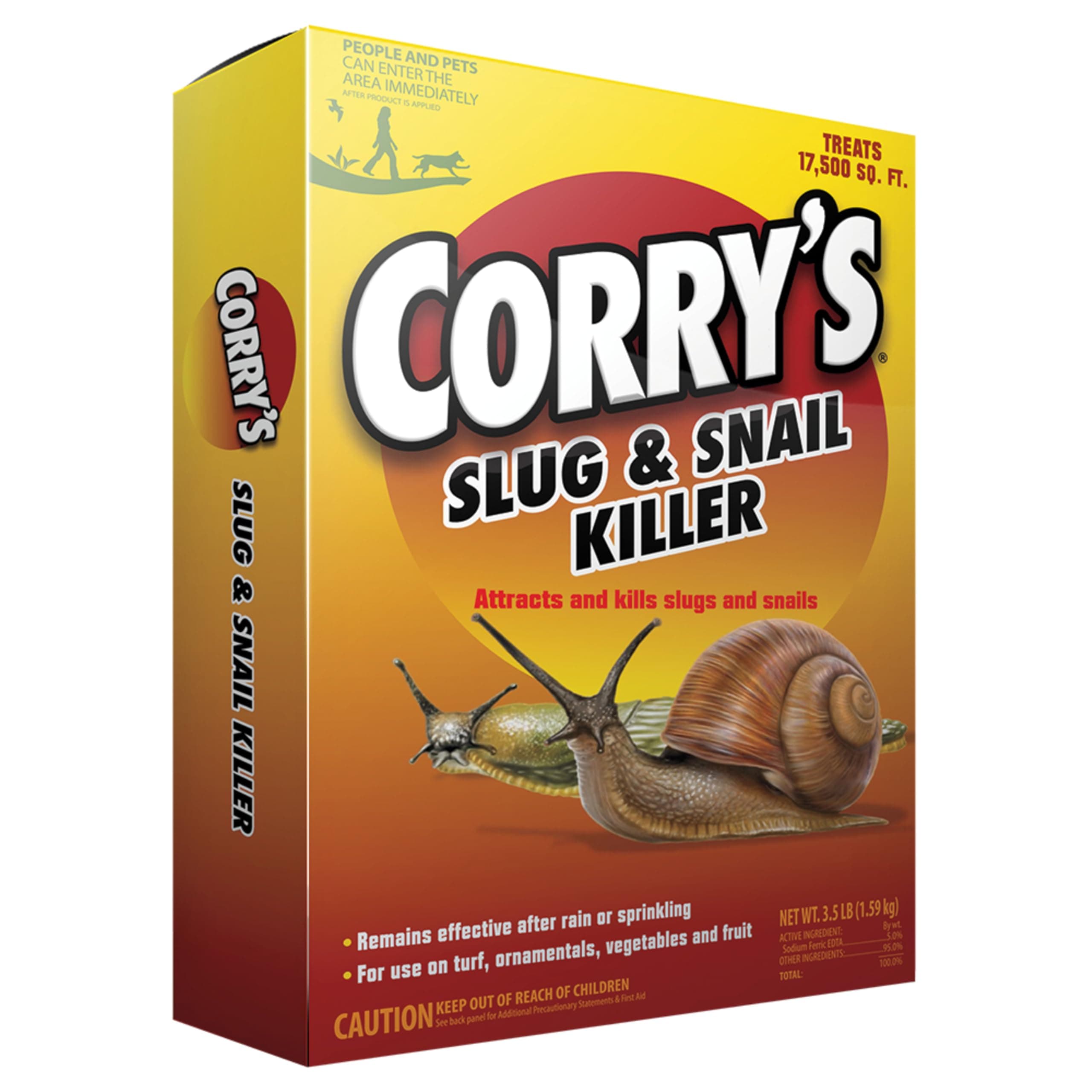 Corry's 100537446 Slug & Snail Killer, 3.5 lb, Brown/A