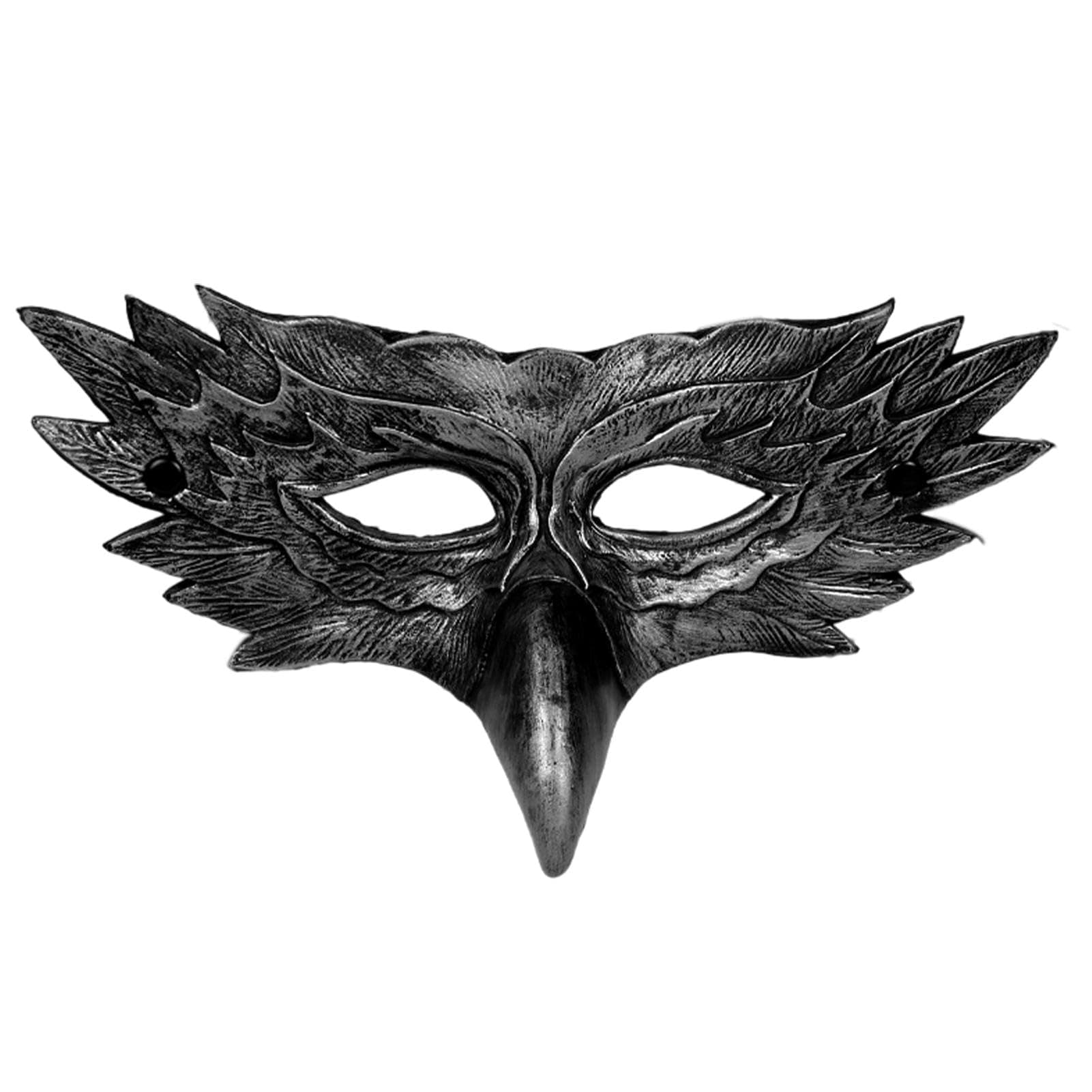 – Half Face Black Hawk masks | Cool Leather Bird masks | Half Face Halloween Costume Masks | Crow Animal Face Masque Accessories For Halloween Dress Up Party
