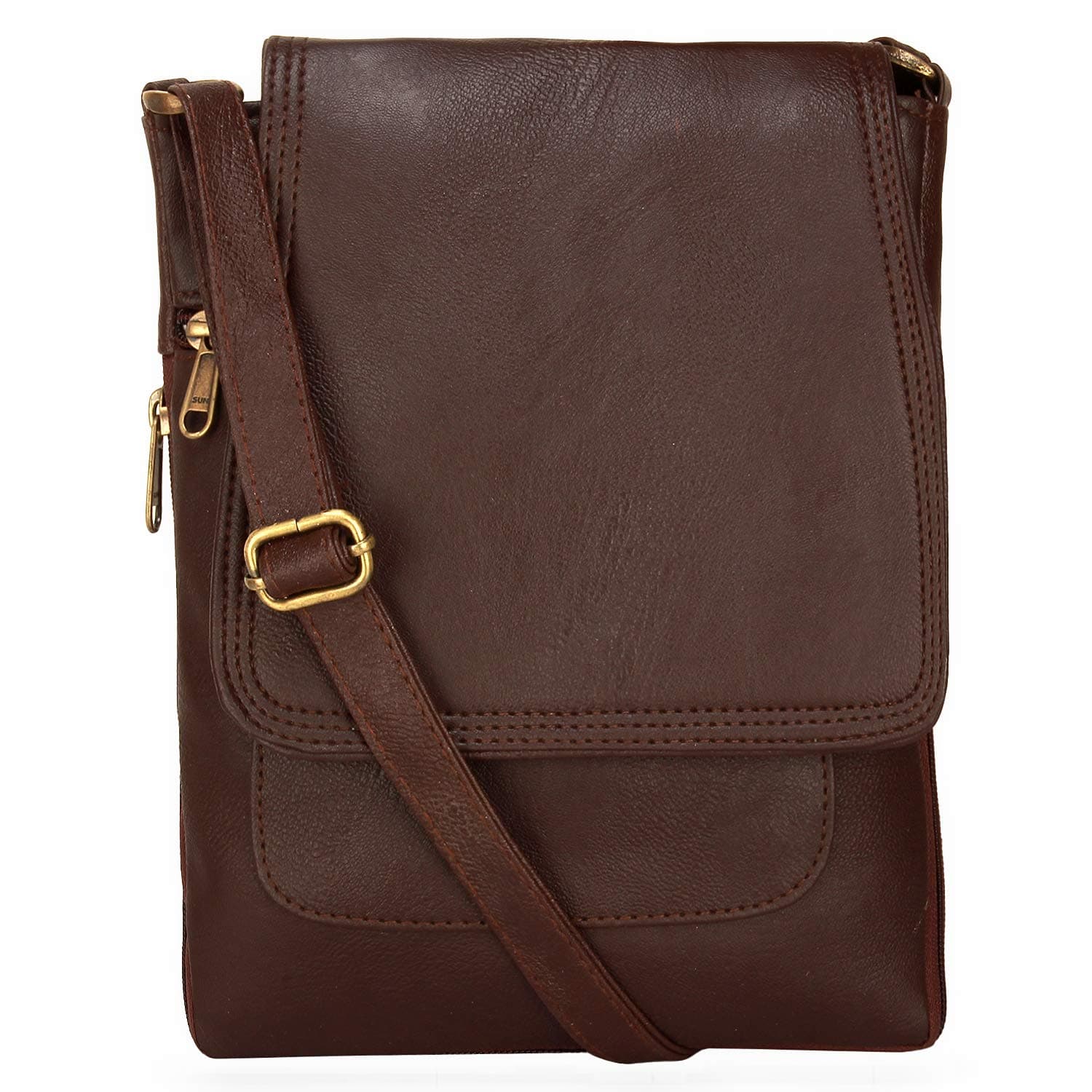 BumBart Collection Women's Sling Bag (Brown)
