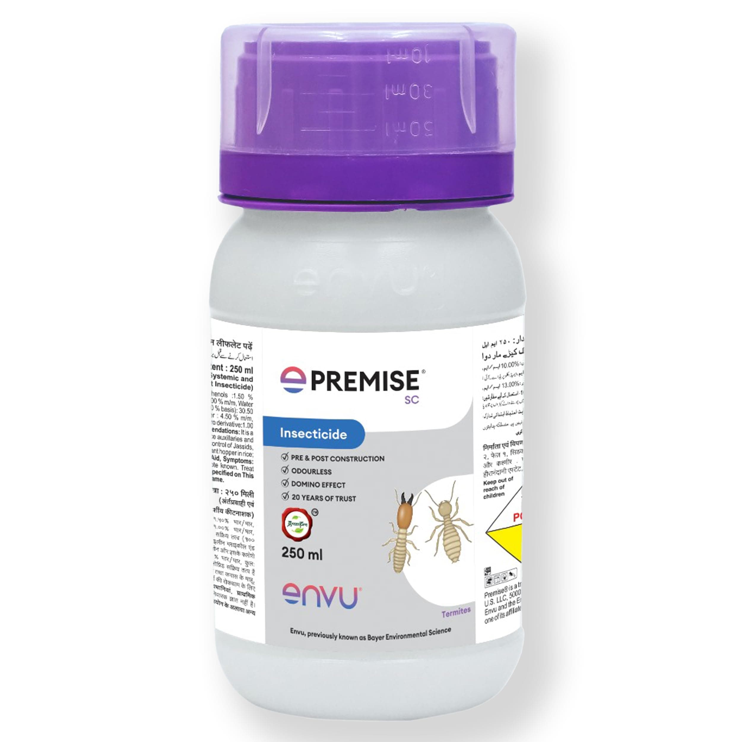 Premise Termite Control | Anti Termite Chemical for Construction | Pre & Post Construction Termite Killer Chemical | 250ml