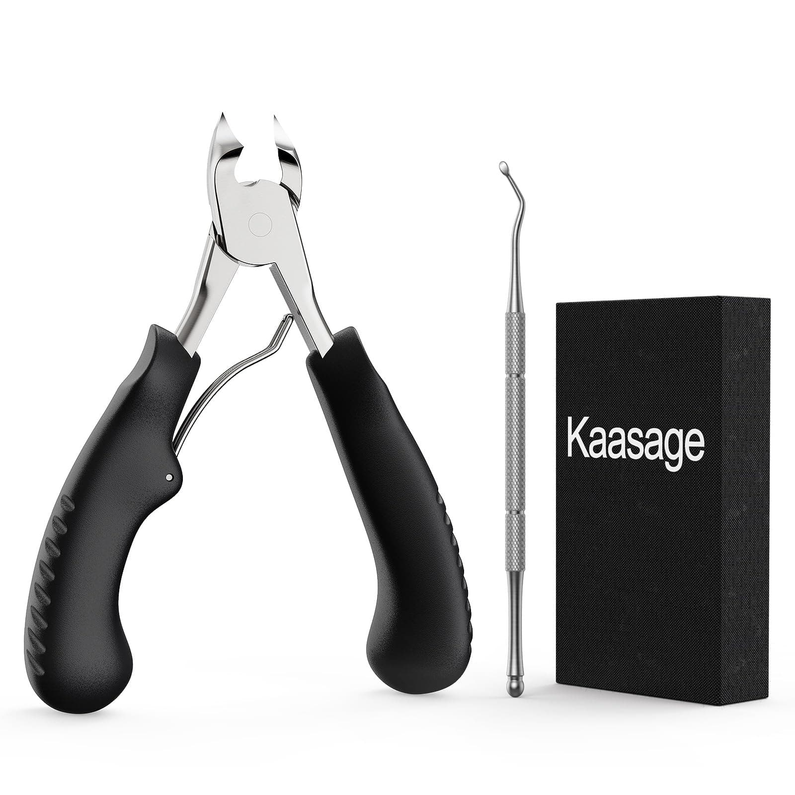 Nail Clippers for Thick & Ingrown Toenails - Sharp Curved Blade & Non-Slip Handle -Toenail Clippers for Men, Women, and Seniors - Professional Heavy-Duty Pedicure Tool Gift