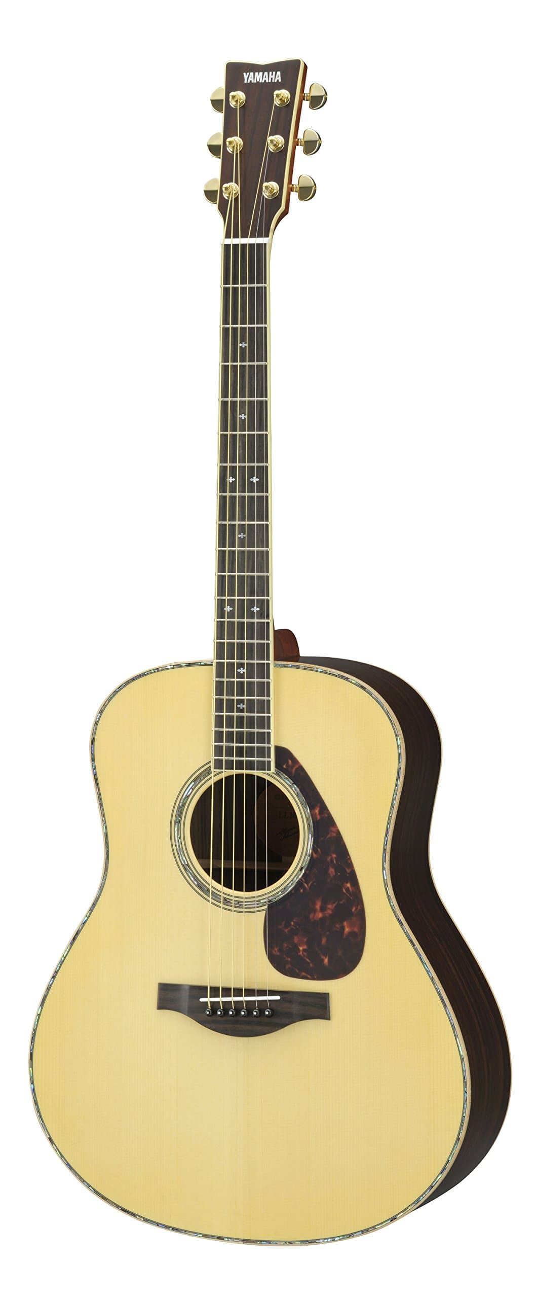 L-Series LL16RD Solid Rosewood Acoustic-Electric Guitar w/ Case - Natural, Abalone Inlay