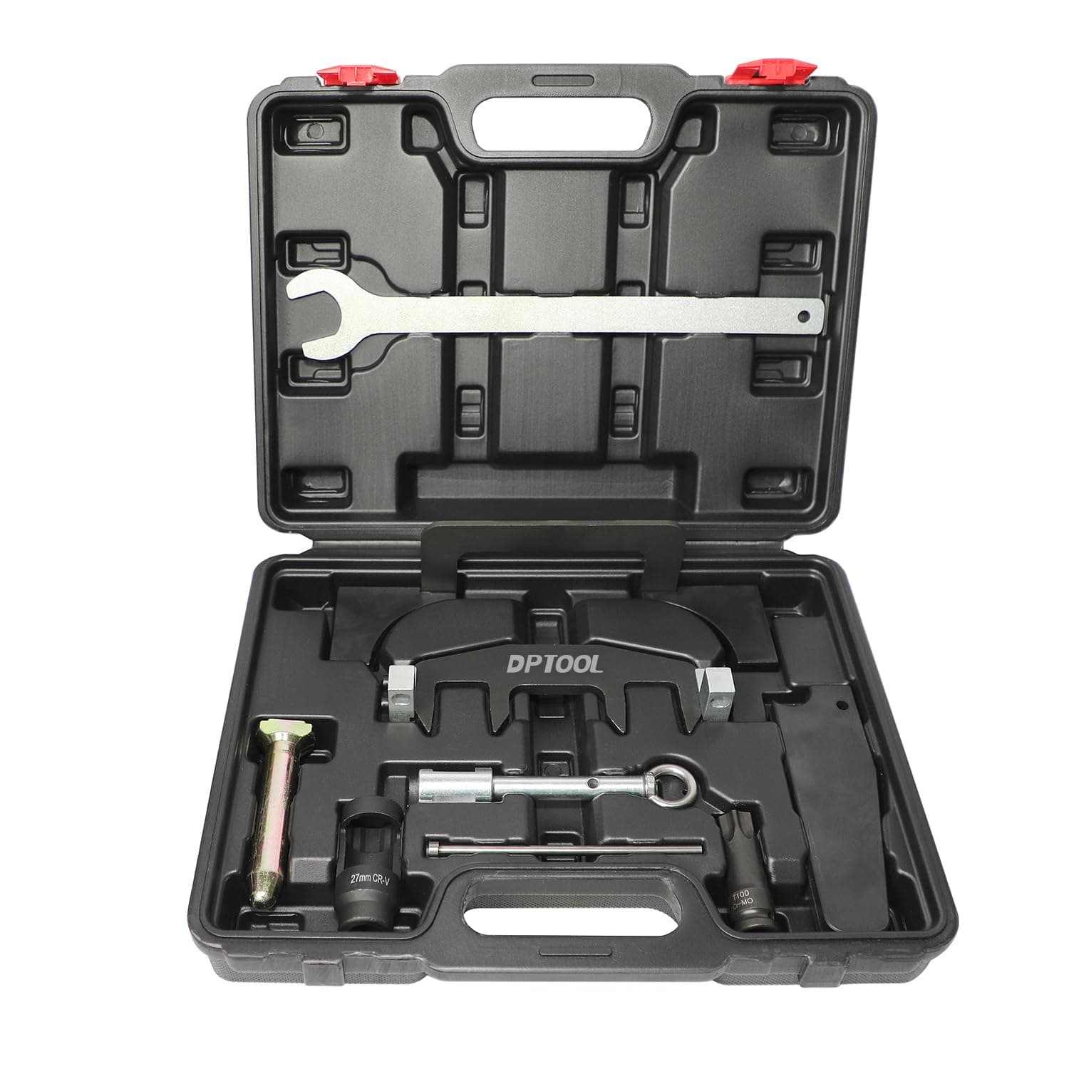 DPTOOL M271 Camshaft Adjuster Timing Chain Tool Kit Fuel Injector Remover Installer Set Compatible with Mercedes Benz M271 CLK SLK CLC C200 C180 E200 E260 SLK200