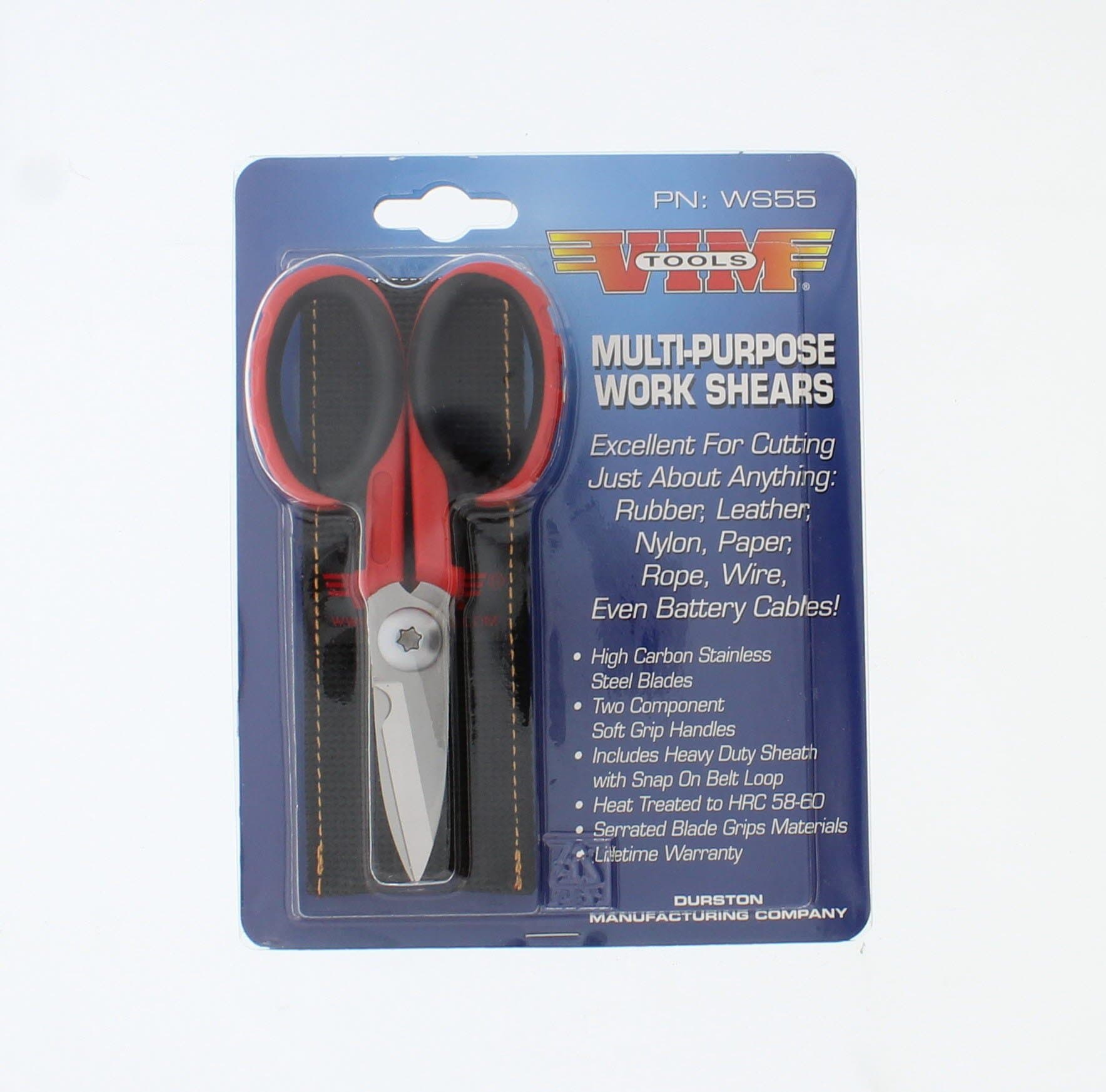 Durston Manufacturing Co WS55 Heavy Duty Work Shear with Bel