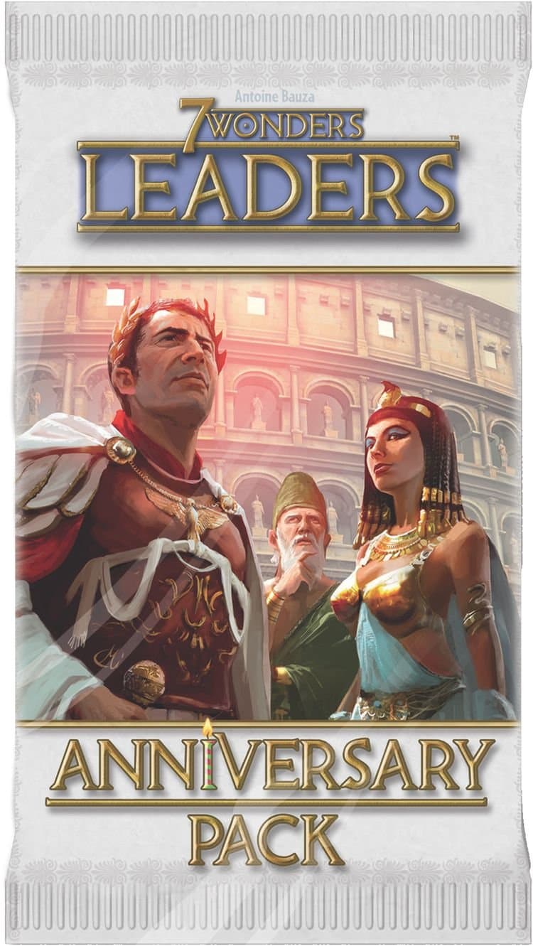 Asmodee 7 Wonders Leaders Anniversary Pack - Expansion Set with 15 Historical Leaders, Enhances Gameplay, Strategy Game for Kids & Adults, Ages 13+, 3-7 Players, 30 Minute Playtime
