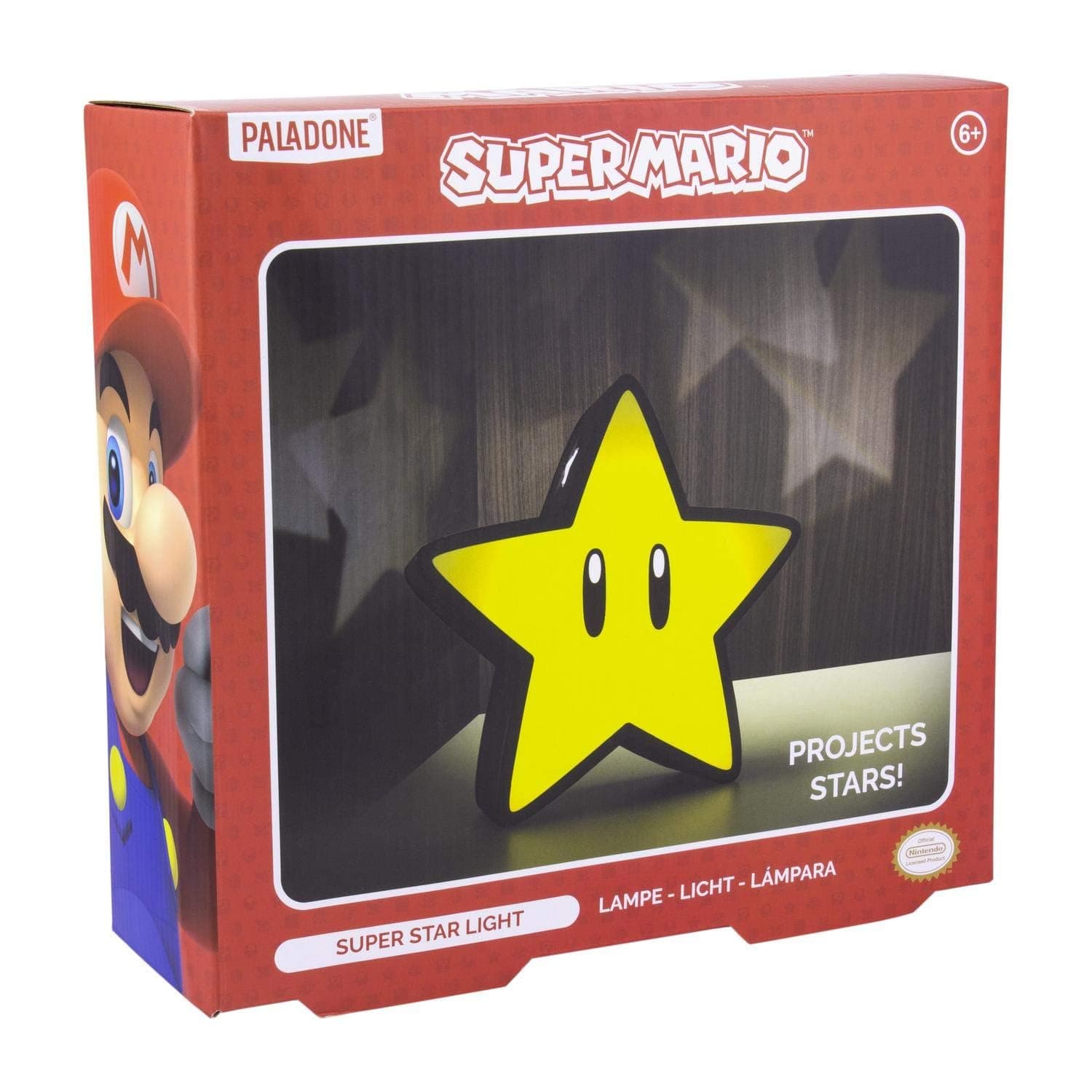 Super Star Light With Projection V3 Super Mario Nintendo Switch, Multicoloured