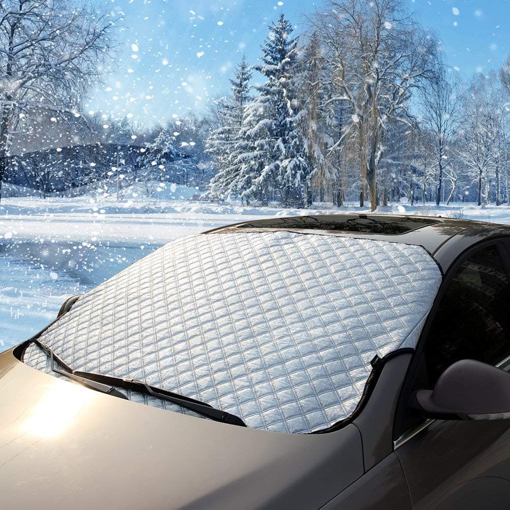 BESTTRENDY Car Windshield Snow Cover & Sun Shade Protector - Fits Cars CRVs …36.22 x 55.90Inch