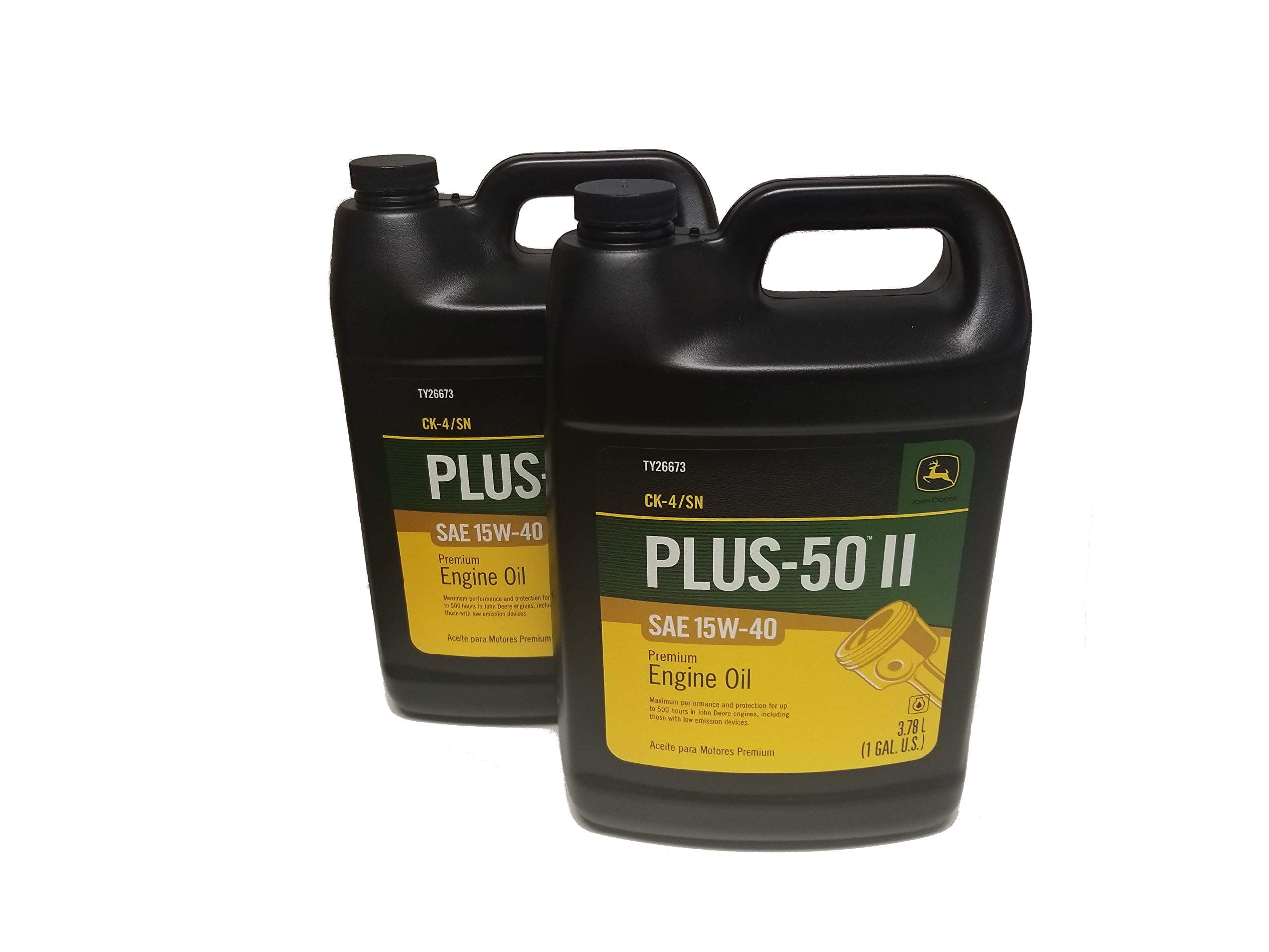 John Deere Original Equipment Plus-50 II SAE 15W-40 Oil - TY26673 (MULTI-PACK GALLONS) (2)