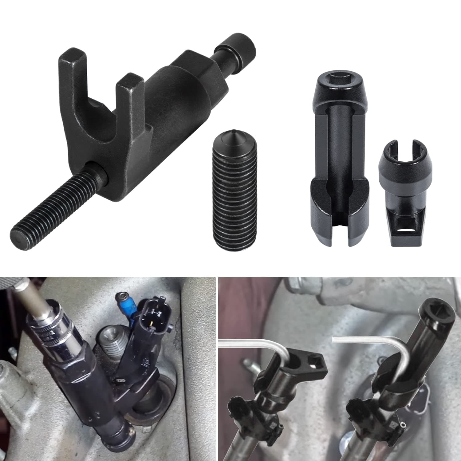 Fuel Injector Socket Set and Injector Removal Tool (3418) Fit for Ford Powerstroke Diesel 6.7L 2011-2018 F-250 F-350 F-450 F-550