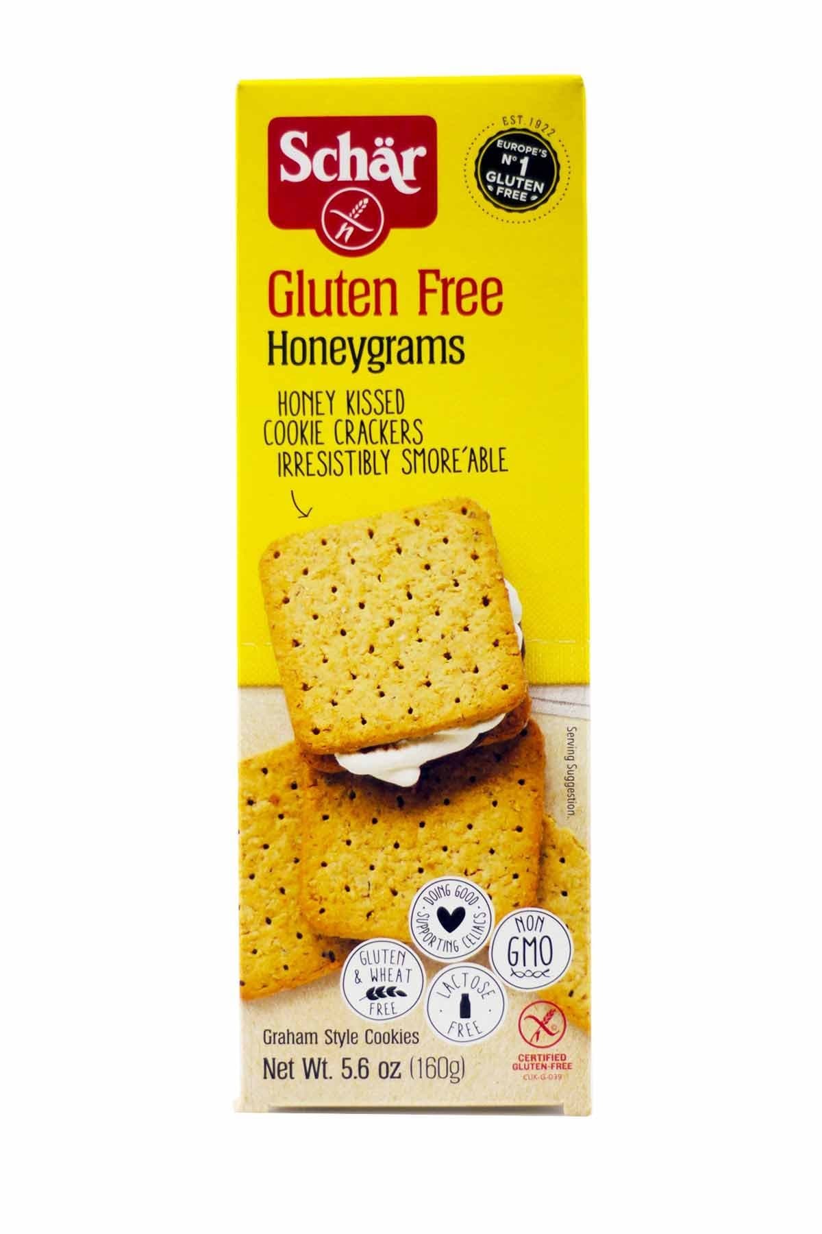 SCHAR, CRACKERS,HONEYGRAHAMS,GF 5.6 OZ