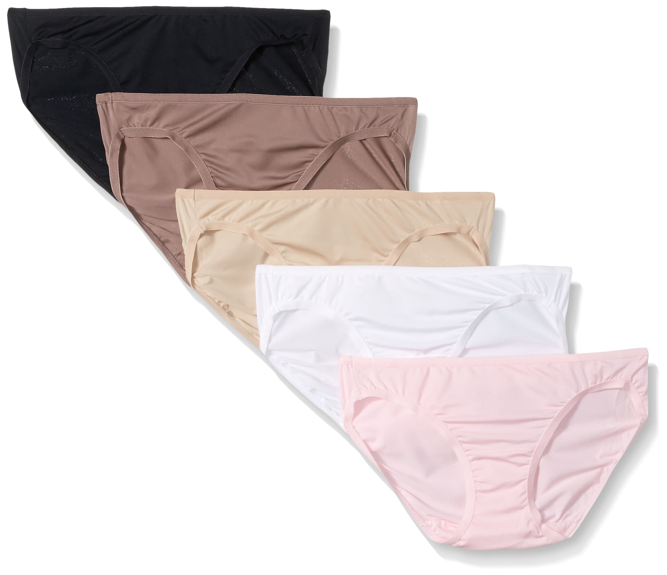 Women's 5 Pack Microfiber Bikini Panties