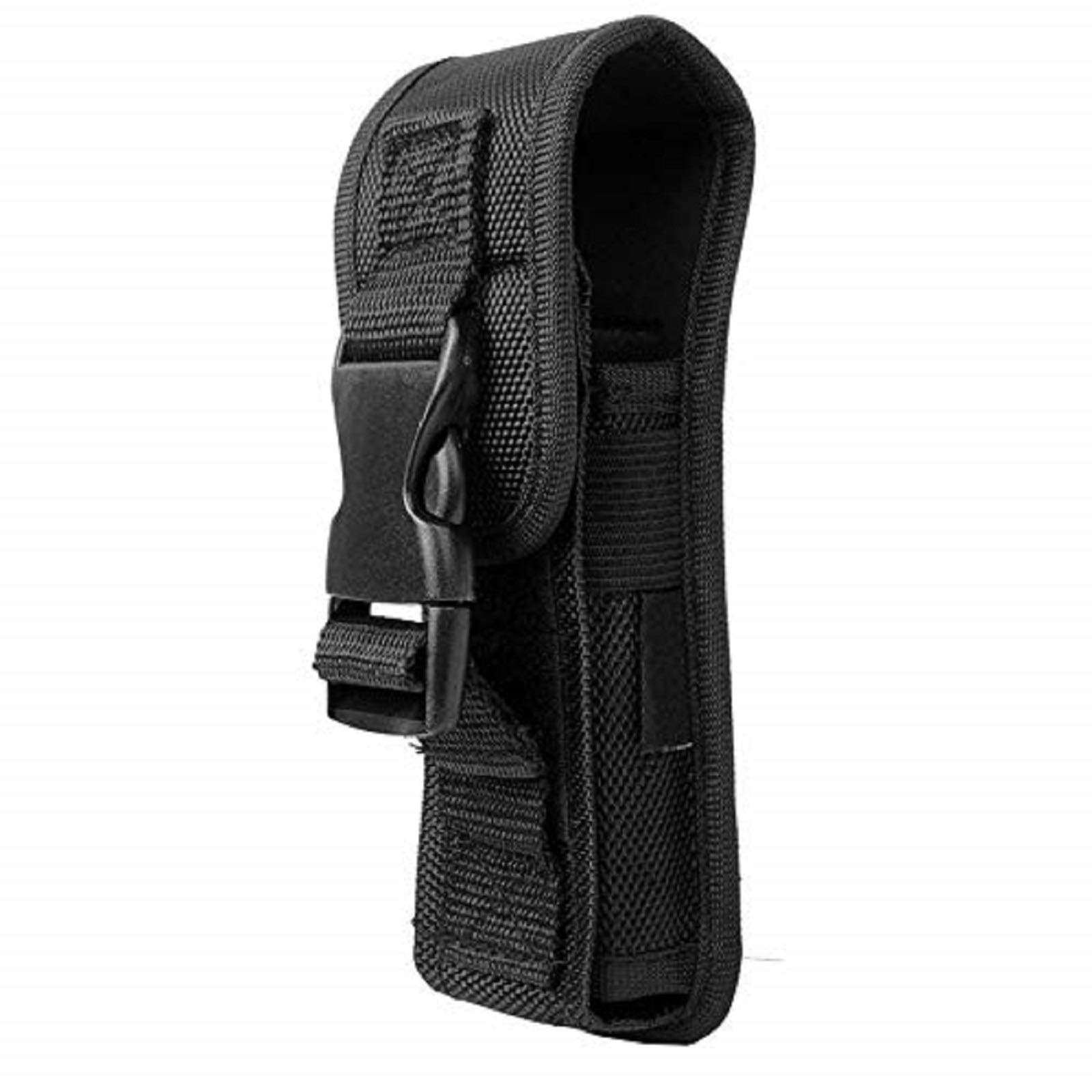 DONGKER Flashlight Pouch,Tactical Flashlights Holder Molle LED Torch Holster Fit 6" Flashlights for Outdoor Hunting Camping Hiking Fishing