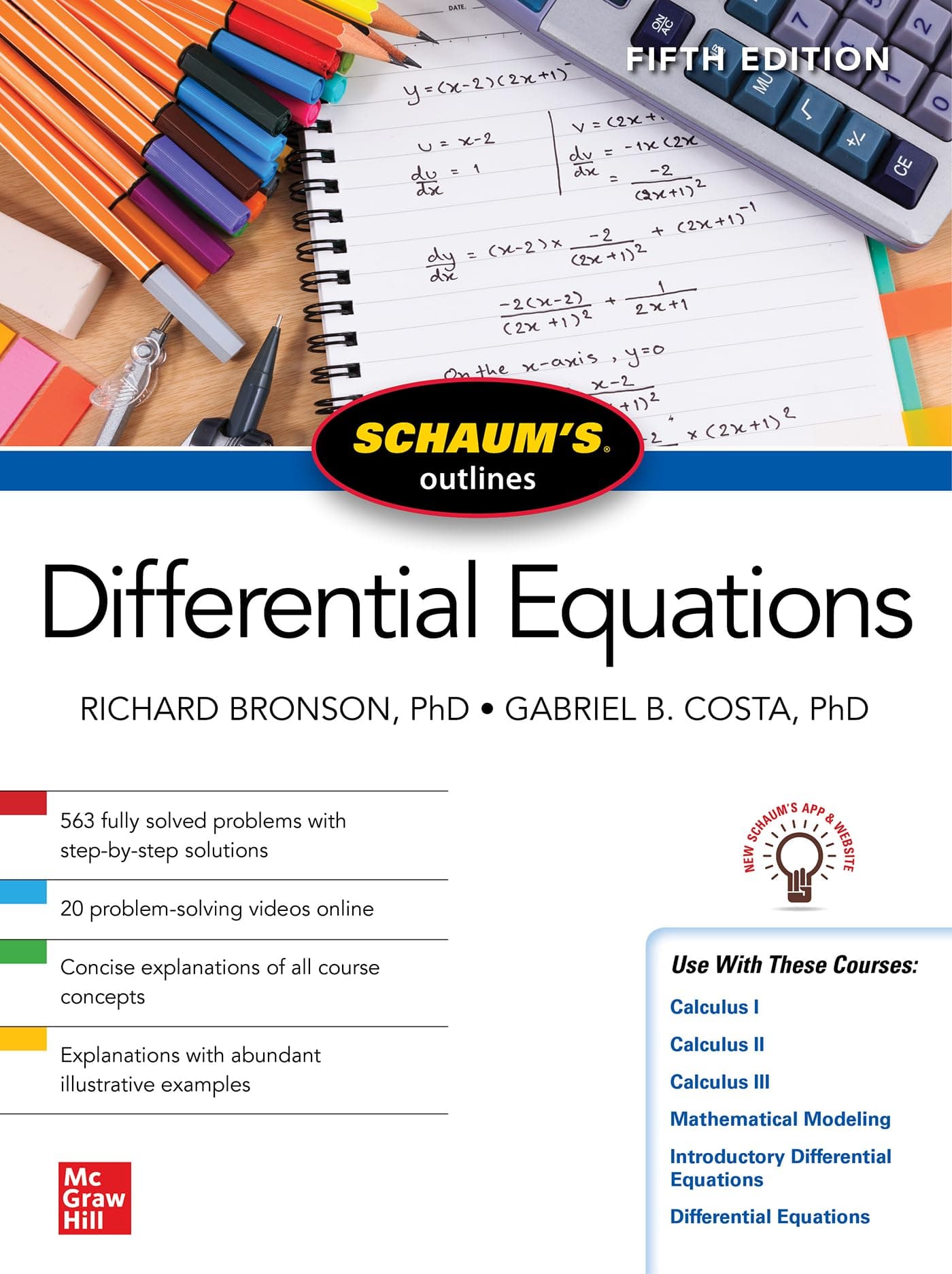 Schaum's Outline of Differential Equations, Fifth