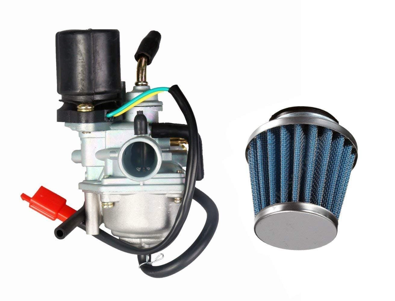 MAXZIQF Carburetor W/Air Filter ETON Viper 50cc 90cc 100cc 2-Stroke RXL50 RXL90 (Fits: Viper 90 RXL90)