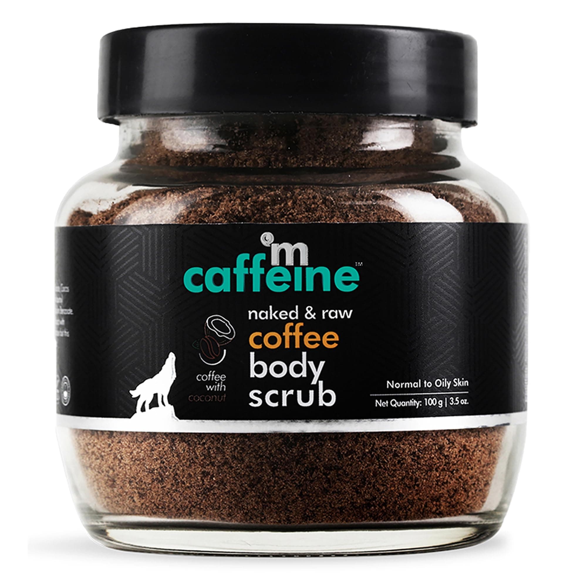 Exfoliating Coffee Body Scrub for Tan Removal & Soft-Smooth Skin | For Women & Men | De-Tan Bathing Scrub with Coconut Oil, Removes Dirt & Dead Skin from Neck, Knees, Elbows & Arms - 100gm