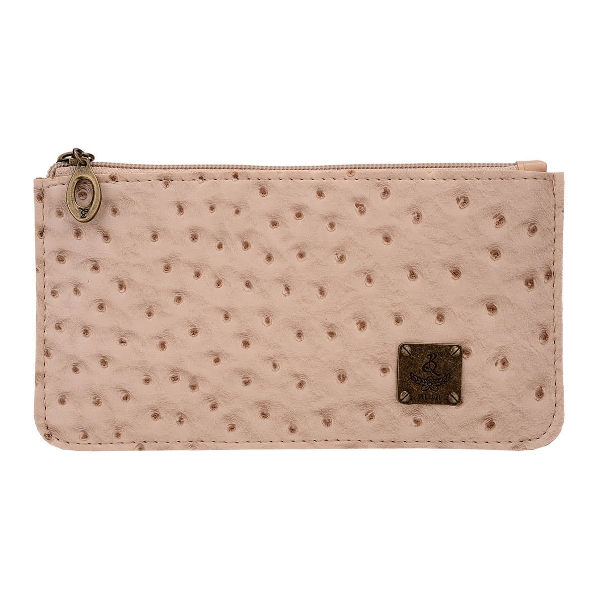 2015 Women Ostrich Solid Retro Style Handbag Lady Clutch Wallets