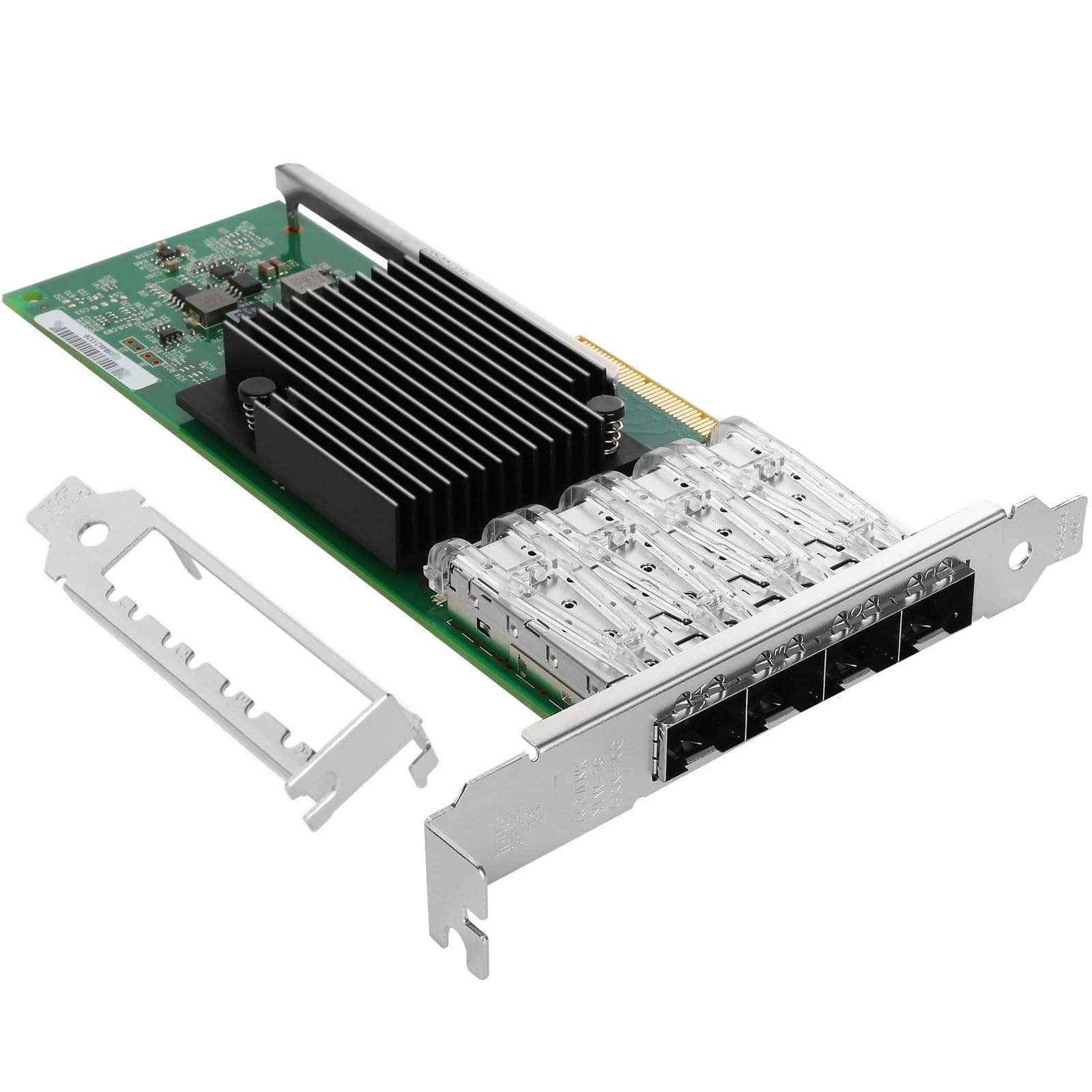 10GbE NIC Card for Intel X710-DA4 PCIe 3.0 x8 Quad SFP+ Ports XL710BM1 Controller Support Windows Server/Linux/VMware ESXi