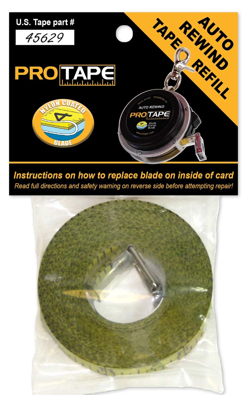 US Tape 45629 ProTape 3/8" x 50' Replacement Tape for ProTape 950B & 50SXB - 8ths & 8ths by US Tape