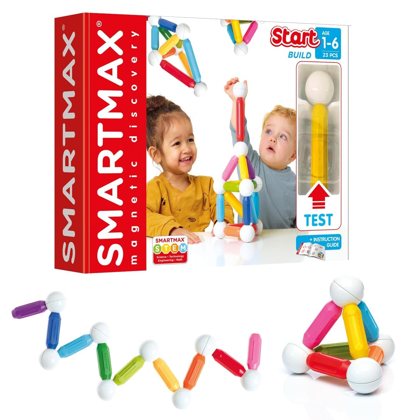 SmartMax Start STEM Building Magnetic Discovery Set for Ages 1-10