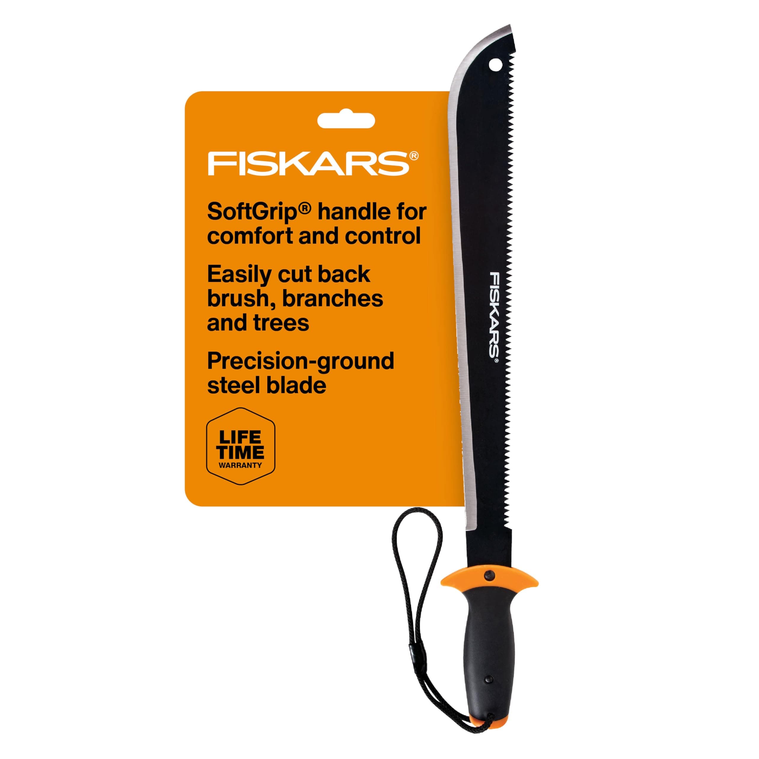 Fiskars Machete Saw 18", 370500-1002, Multicolor