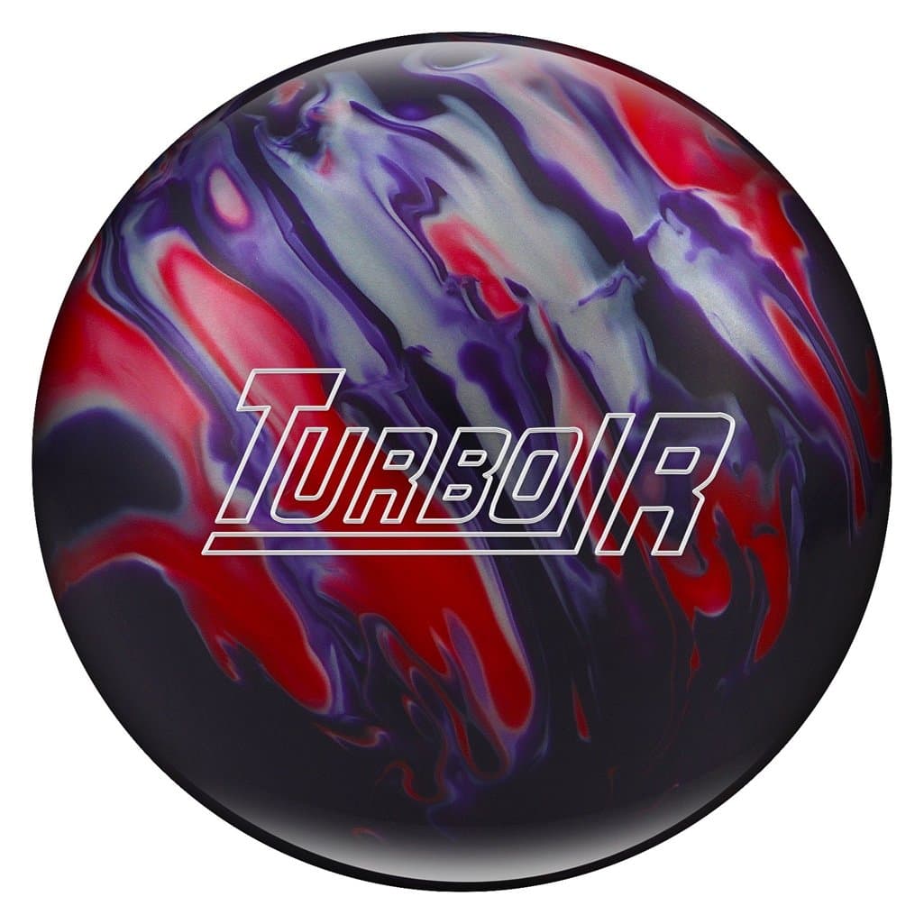 Ebonite Turbo/R Bowling Ball, Purple/Red/Silver, 13 lb