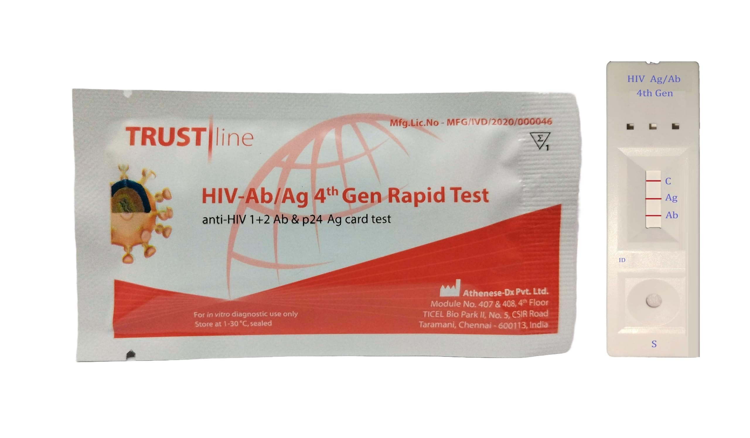 4th Generation HIV test Kit