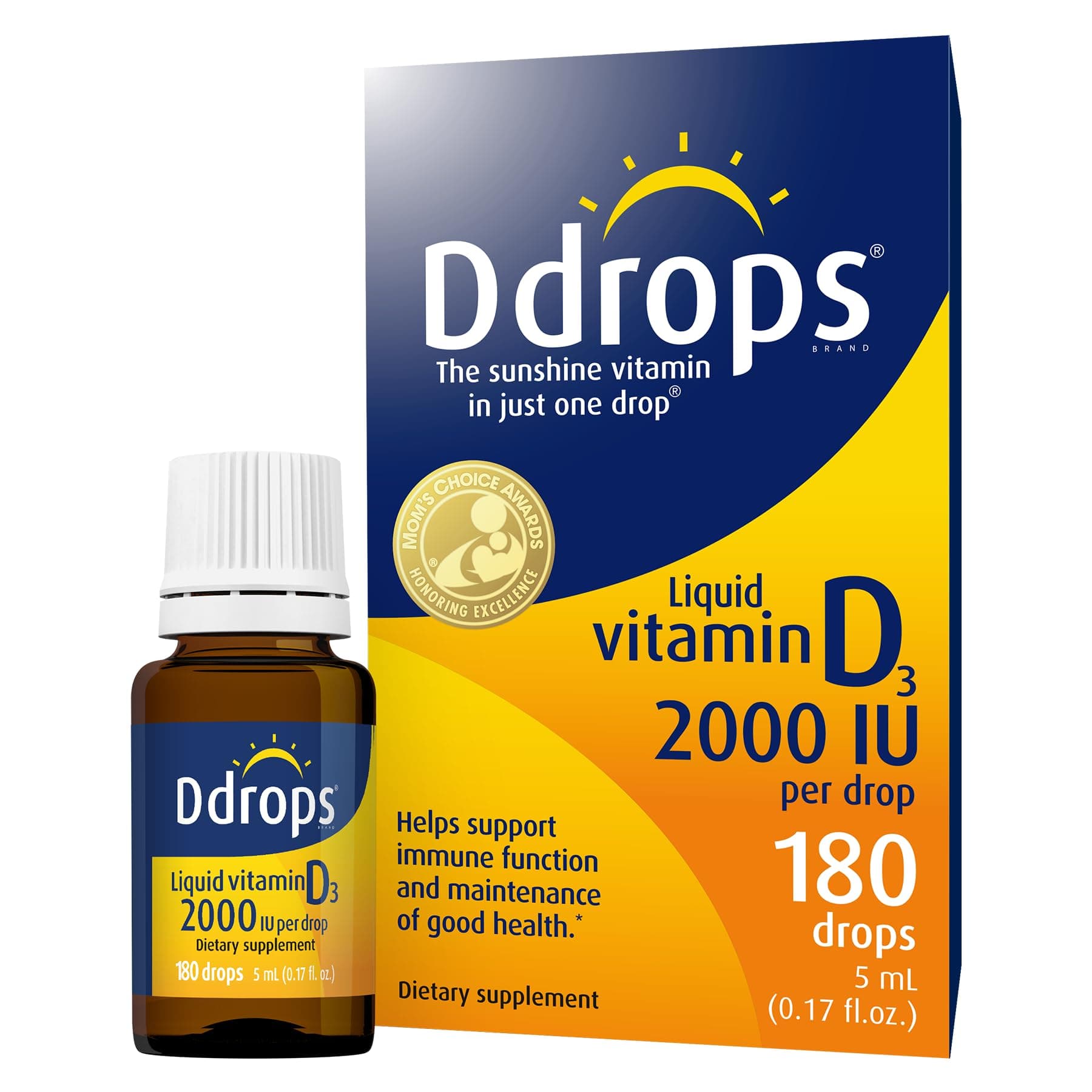 Ddrops D3-2000 IU Liquid Vitamin (0.17fl.oz)