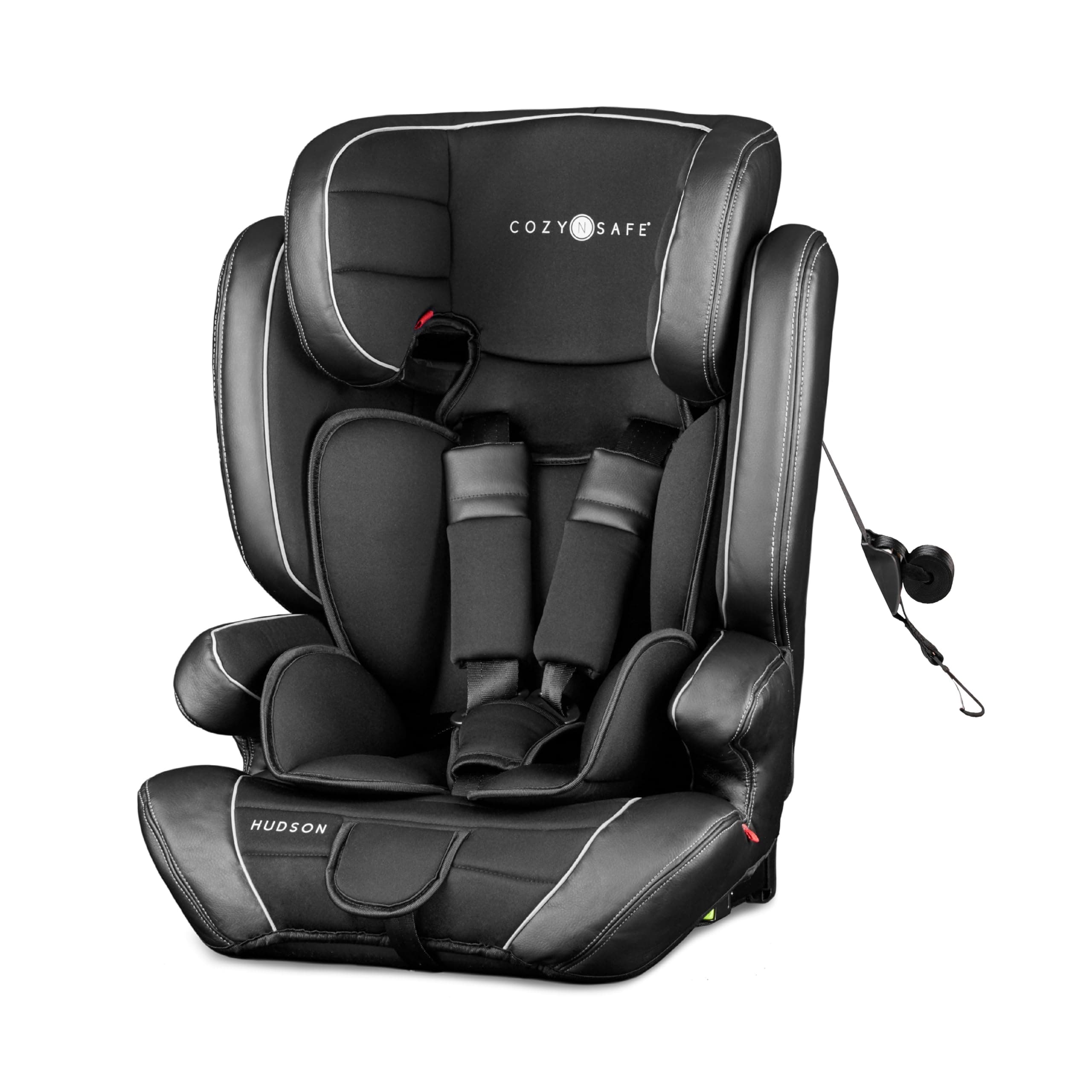 Cozy N Safe Hudson Car Seat Group 1/2/3 9-36kg, ISOFix & Top Tether, 25kg Harness, Forward Facing High Back Booster, Side Impact Protection, Adjustable Headrest, 9 Months to 12 Years