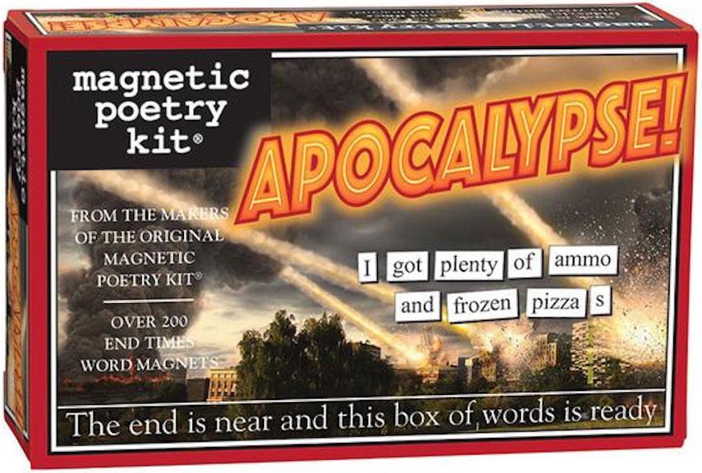 Apocalypse Kit - Words for Refrigerator - Write Poems and Letters on The Fridge - Made in The USA