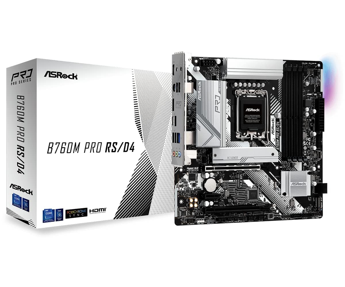 ASRockASROCK B760M PRO RSD4 Socket 1700 ATX