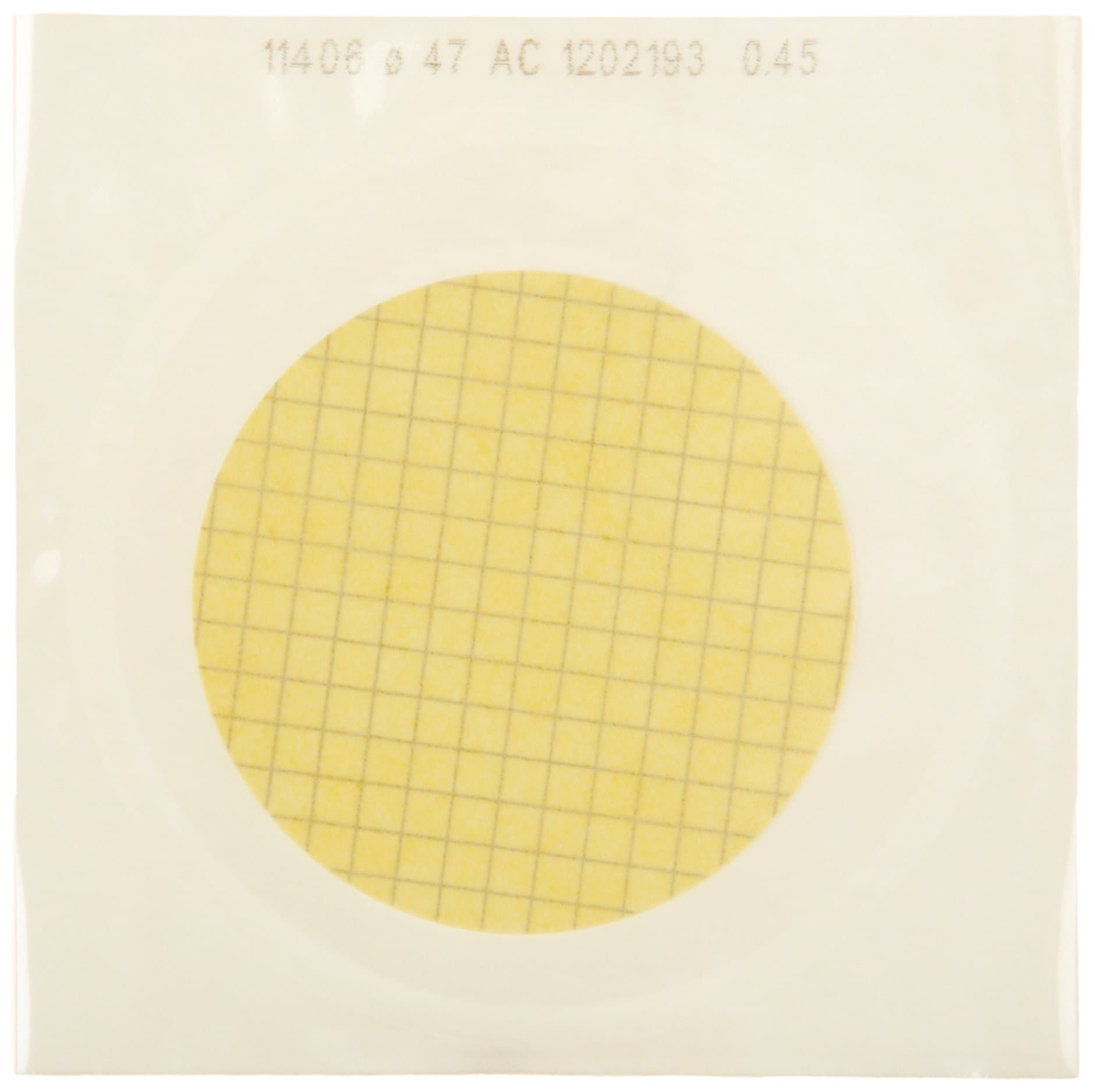 Munktell 750 466 Cellulose Nitrate White Filter Membrane with Black Grid, Non Sterile, 0.8µm Pore Size, 47mm Diameter (Pack of 1000)