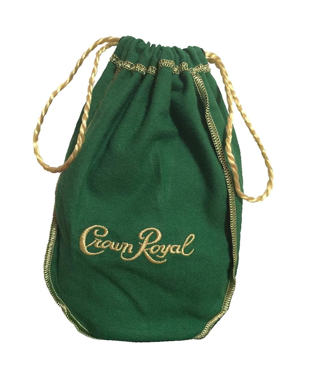 Crown Royal Green Bag Regal Apple with Golden Drawstring