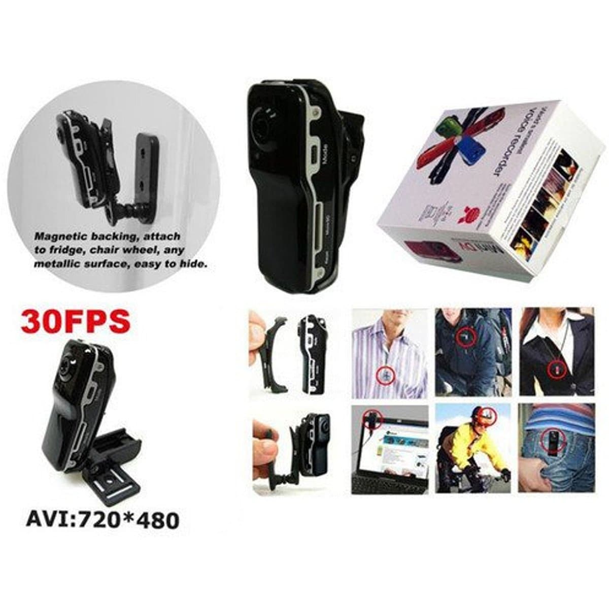 SpyCrushers Micro Digital Video Recorder, Camera & Webcam