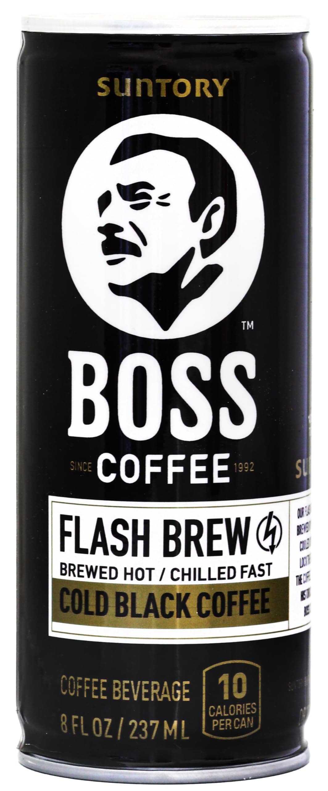 Coffee by Suntory - Japanese Flash Brew Original Black Coffee, 8oz 12 Pack, Imported from Japan, Espresso Doubleshot, Ready to Drink, Keto Friendly, Vegan, No Sugar, No Dairy