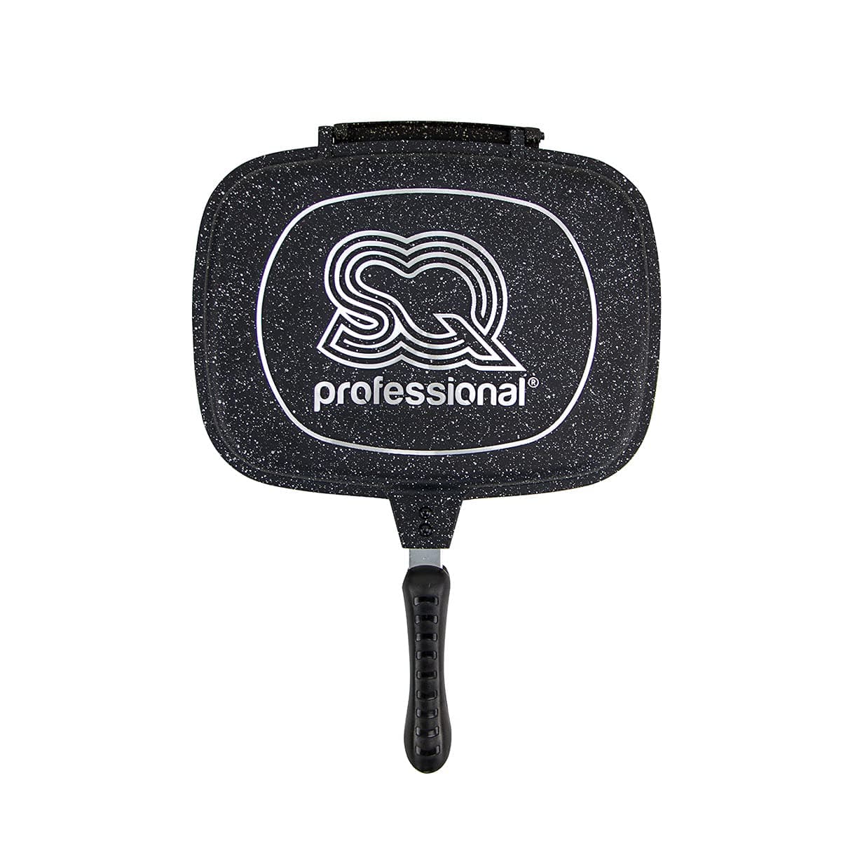 NEA Marbell Die-Cast Griddle Pans - Double Sided Non-Stick Stove Top Grill Pan - Deep Grill Ridges Steak Pan for Gas Hob - Frying Pan's - 32cm