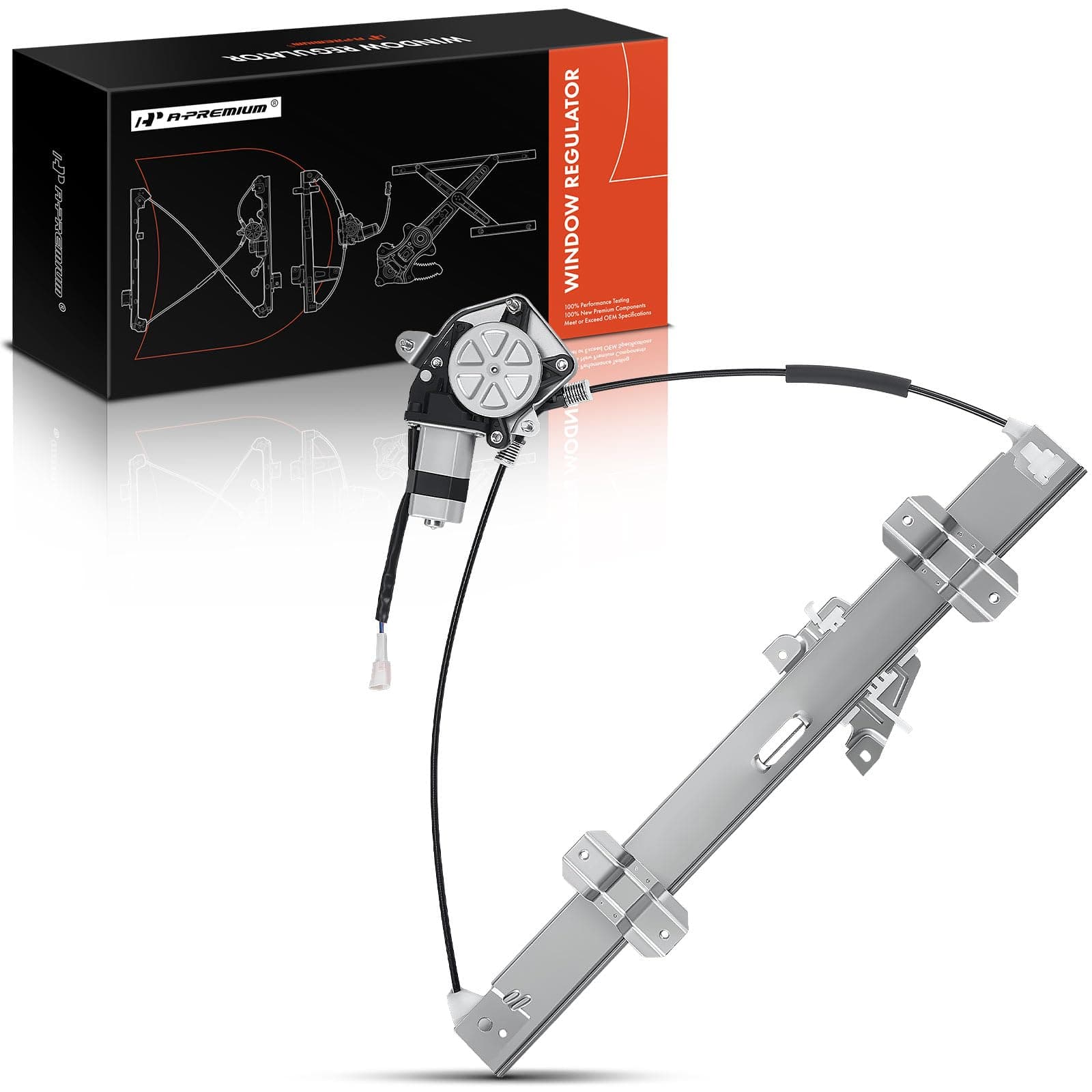 A-Premium Electric Power Window Regulator with Motor Compatible with Chevy Tracker Suzuki Vitara Grand Vitara 1999-2004 Front Left Driver Side