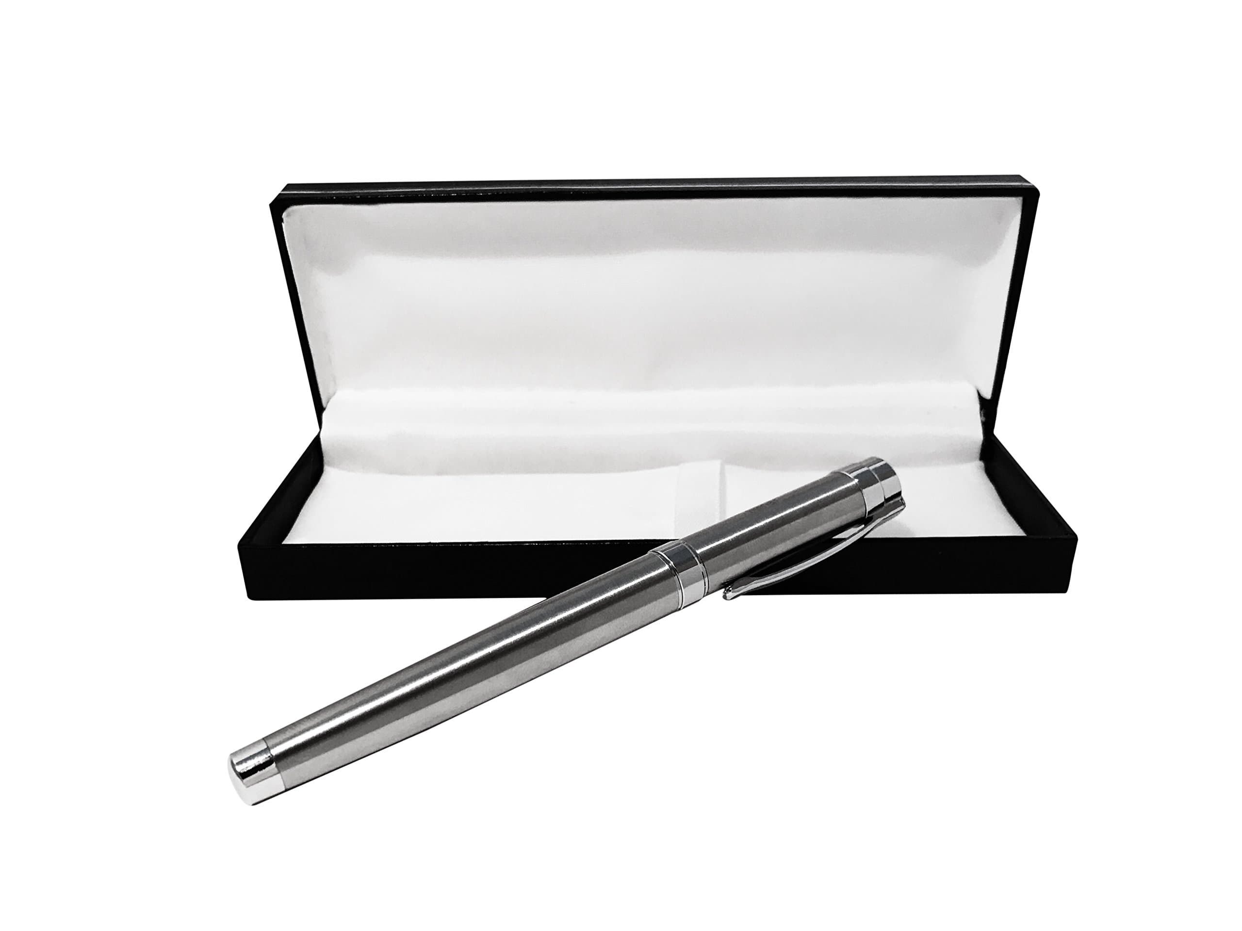 Silver Ballpoint Steel Pen by IXMAR - with Engraved Box