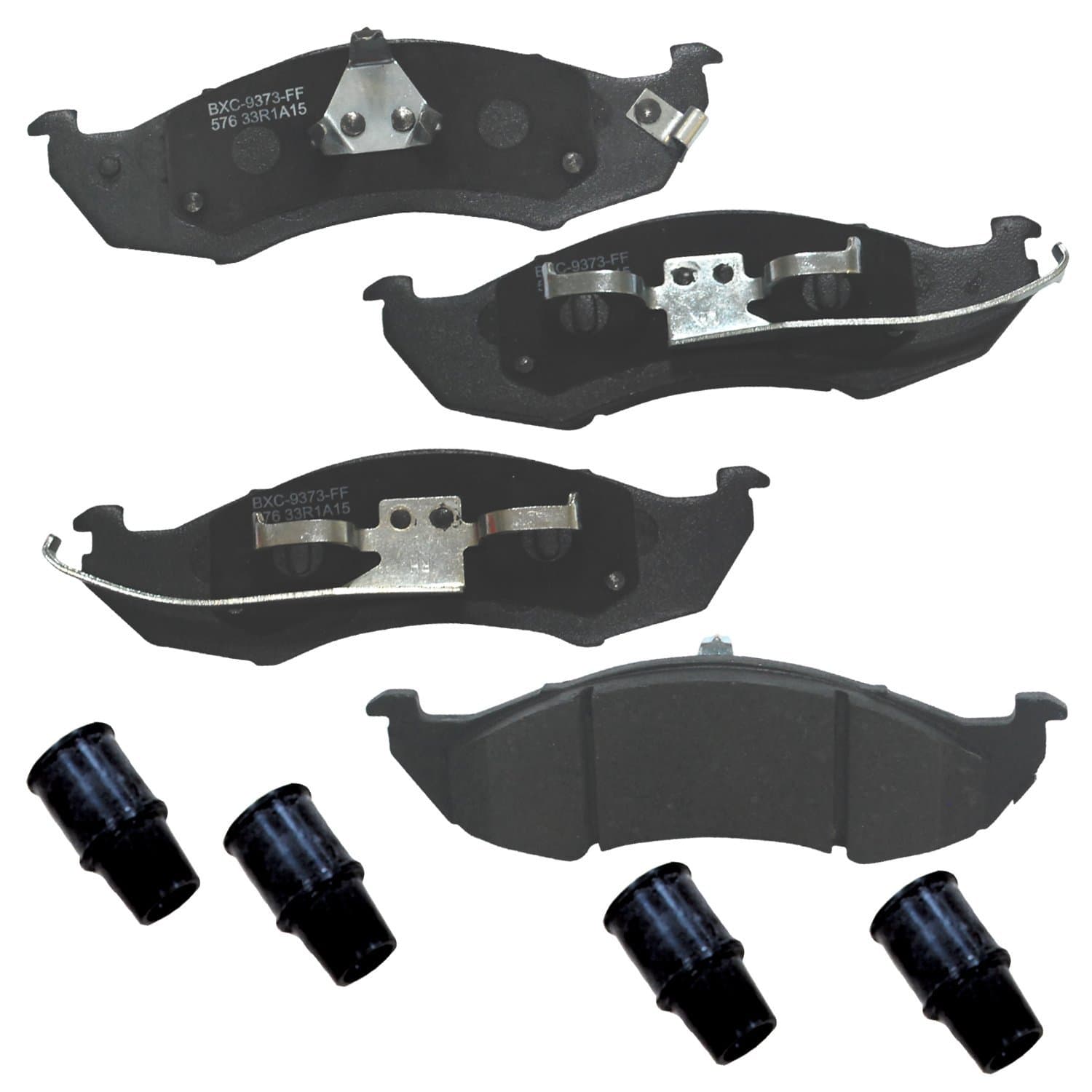 Bendix Premium SBC576 Ceramic Front Brake Pads for Mercury Villager 2002-1993, Nissan Quest 2002-1993