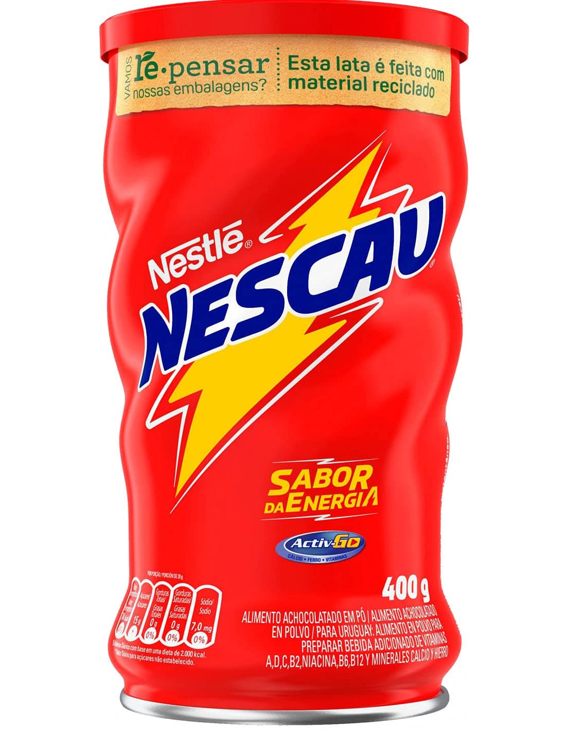 Achocolatado em Pó Nescau Nestlé 400g